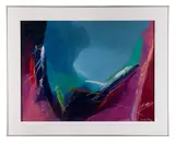 Untitled - late 20th century by Bob Rankin, acrylic on paper, sold Feb 2026