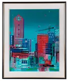 Untitled - late 20th century by Bob Rankin, acrylic on paper, sold Feb 2026