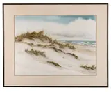 Sea Oats" - 1985 by Nancy Tuttle May, watercolor on paper, sold Feb 2026