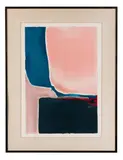 Mainliner Diptych" - 1985 by Nancy Tuttle May, watercolor on paper, sold Feb 2026