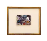 Untitled - Abstract Composition by Herbert Lee Creecy, acrylic on board, sold Feb 2026