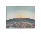 Sunrise" three dimensional - 1980 by Maud Gatewood, acrylic on stacked masonite, sold Feb 2026