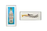 Untitled - Angel by Howard Finster, lithograph on paper, sold Feb 2026