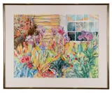 Garden Morph" - 1995 by Sally Sutton, watercolor, sold Feb 2026