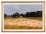 Untitled #5" - late 20th century by Henry Link, acrylic on canvas, sold Feb 2026