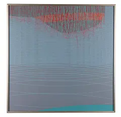 Warm Front" - late 20th century by Richard Kinnaird, oil on canvas, sold Feb 2026