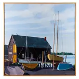 Untitled - late 20th century by Paul Minnis, oil on canvas, sold Feb 2026