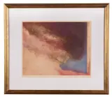 Untitled -late 20th century by Herb Jackson, etching on paper, sold Feb 2026