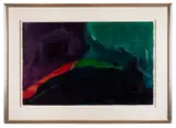 Untitled - late 20th century by Nancy Tuttle May, mixed media on paper, sold Feb 2026