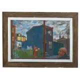 Untitled by Roswell Weidner, Oil on canvas, sold Nov 2022