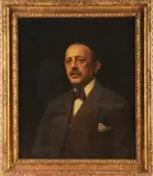 Portrait of a Gentleman by Irving Ramsey Wiles, oil on canvas, sold Mar 2024