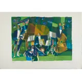 Untitled by Camille Hilaire, lithograph in colors, sold Mar 2022