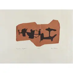 Untitled by Ron Moore, screenprint, sold Mar 2022
