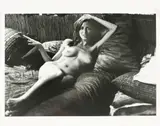 Nude on a Couch (Dancer) by Jerome Weisberg, 1978, gelatin silver print, sold Mar 2022