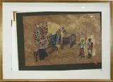 Untitled by Hei Lebadang, screenprint, sold Mar 2022