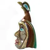 Wisdom by Donald Riggs, 2001, bronze sculpture, sold Apr 2022