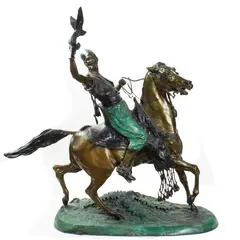 Untitled by Pierre-Jules Mêne, bronze sculpture, sold Apr 2022