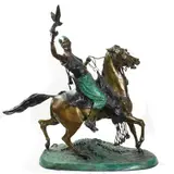 Untitled by Pierre-Jules Mêne, bronze sculpture, sold Apr 2022