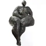 Untitled (Abstract Seated Figure) by Rick Rowley, bronze sculpture, sold Apr 2022