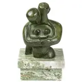Abstract Embracing Figures by Alicia Cardoso, bronze sculpture, sold Apr 2022