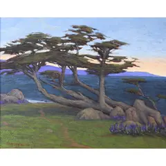 Untitled by Dennis Westerling, oil on masonite, sold Apr 2022