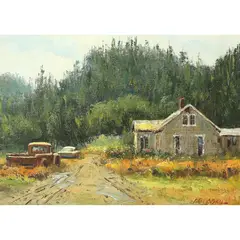 Untitled by Ben Abril, oil on canvas, sold Apr 2022