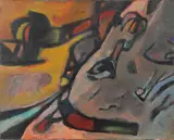 Untitled by Horst Trave, 1964, oil on canvas, sold Apr 2022