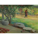 Warner Range by Mary Belle Williams, 1926, oil on canvas, sold Apr 2022