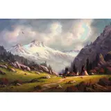 Untitled by Heinie Hartwig, oil on masonite, sold Apr 2022