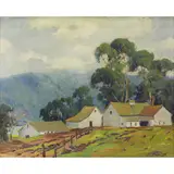 Untitled by George Demont Otis, oil on board, sold Apr 2022