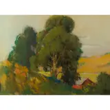 Untitled by George Demont Otis, pastel on paper, sold Apr 2022