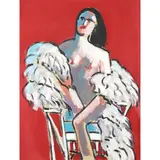Untitled by Jack Hooper, 1984, acrylic on canvas, sold Apr 2022