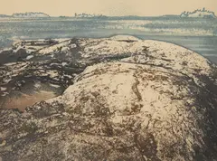 Georgian Bay by Ed Bartram, colour etching, sold May 2026