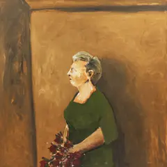 Recital, 1999 by Brian Burke, 1999, oil on canvas, sold May 2026