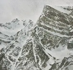 Mountain Three (Pacific Rim Series #1), 1976 by Ronald William Bolt, 1976, acrylic on canvas, sold May 2026