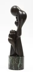 Family Group by James Edward Ritchie, bronze, sold May 2026