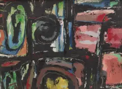 Iron Grill, 1956 by Jock Macdonald, 1956, oil on canvas board, sold Jun 2026
