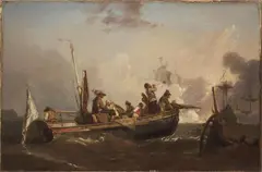 The Admiral’s Message (after Eugene Lepoitevin) by Cornelius Krieghoff, oil on canvas, sold Jun 2026