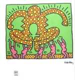 école américaine by Keith Haring, lithograph, sold Aug 2021