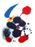 (École espagnol) by Joan Miró, lithograph, sold Aug 2021