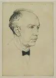 Untitled by Richard Strauss, Etching Framed 22''x16.5'', sold Jul 2023