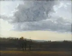 Untitled by Thomas Conway ''Tomatin Reuge'', Oil on Board Framed 14.5''x17.5'', sold Jul 2023
