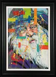 Portrait of a Man with a Beard by Wakaba Mutheki, acrylic on canvas, sold May 2023