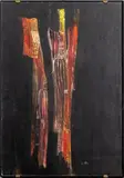 Untitled by Jože Horvat-Jaki, oil painting on masonite, sold Jan 2024