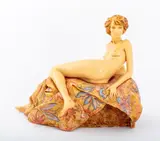 Awakening Beauty by Frank Gallo, 1987, Mixed Media, sold Jan 2024