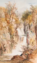 Kitt's Steps by William Widgery, Watercolour -69 x, sold Jan 2025