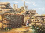 Views of St by John Thomas Blight Fsa, oil, offered Jan 2025