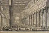 Spaccato interno della Basilica S by Giovanni Battista Piranesi, Etching on laid paper -40 x, offered Jan 2025