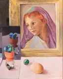 Untitled by Brenda Carter, 1984, oil, offered Nov 2024