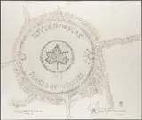 Untitled by Kim Angelo Christiansen, 2002, Charcoal rubbing on board of a manhole cover in New York -, offered Nov 2024